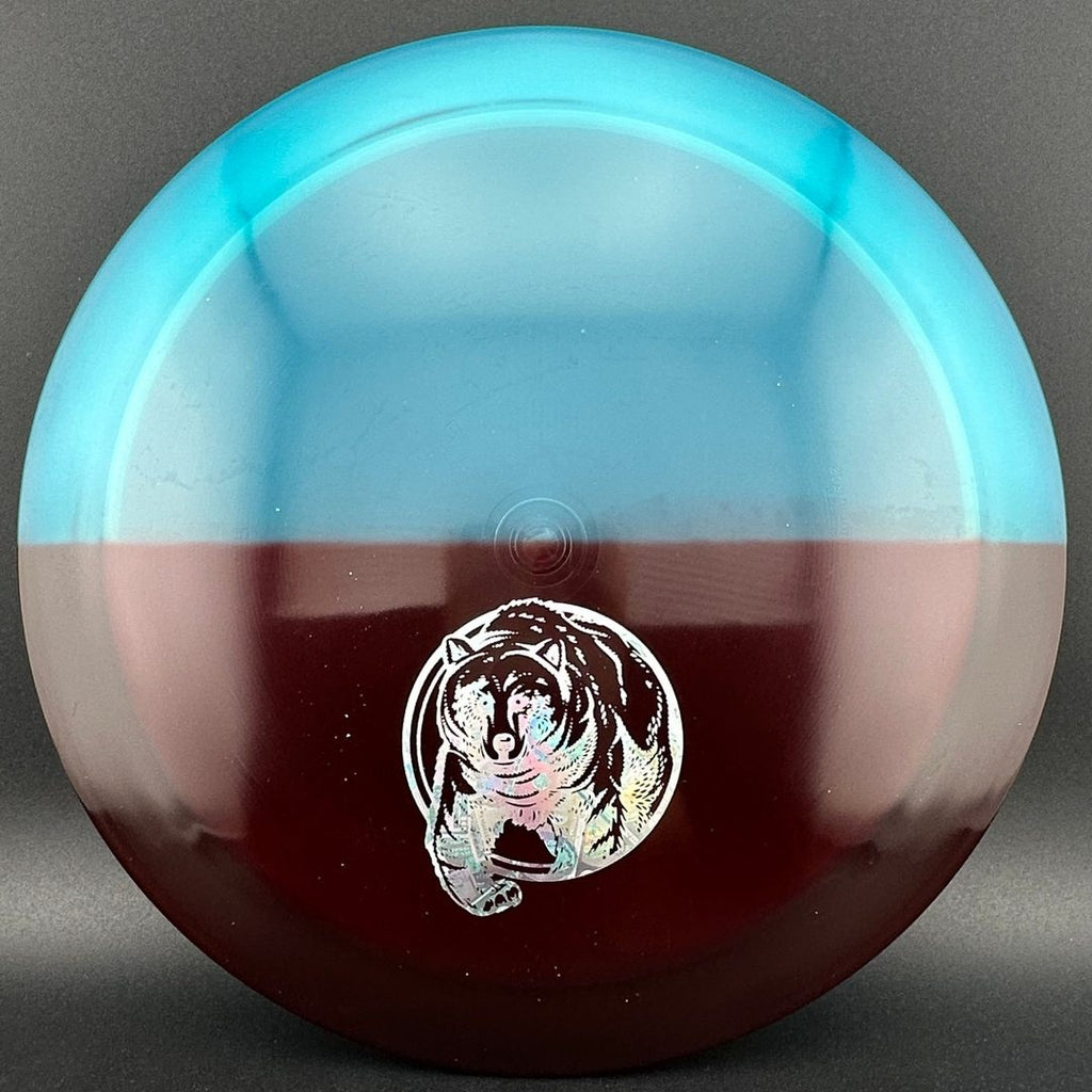 VIP Bear - Red Split Dye (Bear Corner Stamp)