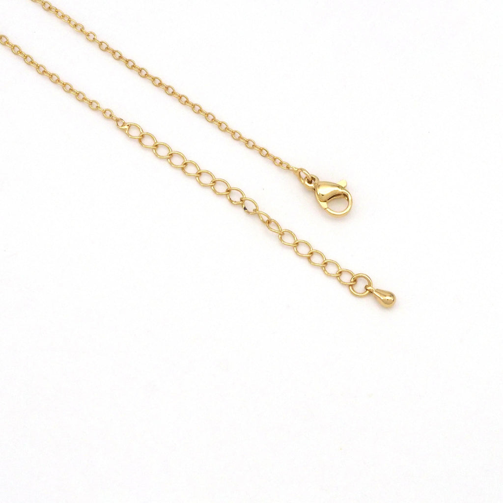 Freshwater Pearl Dainty Gold Necklace,sku#EF278