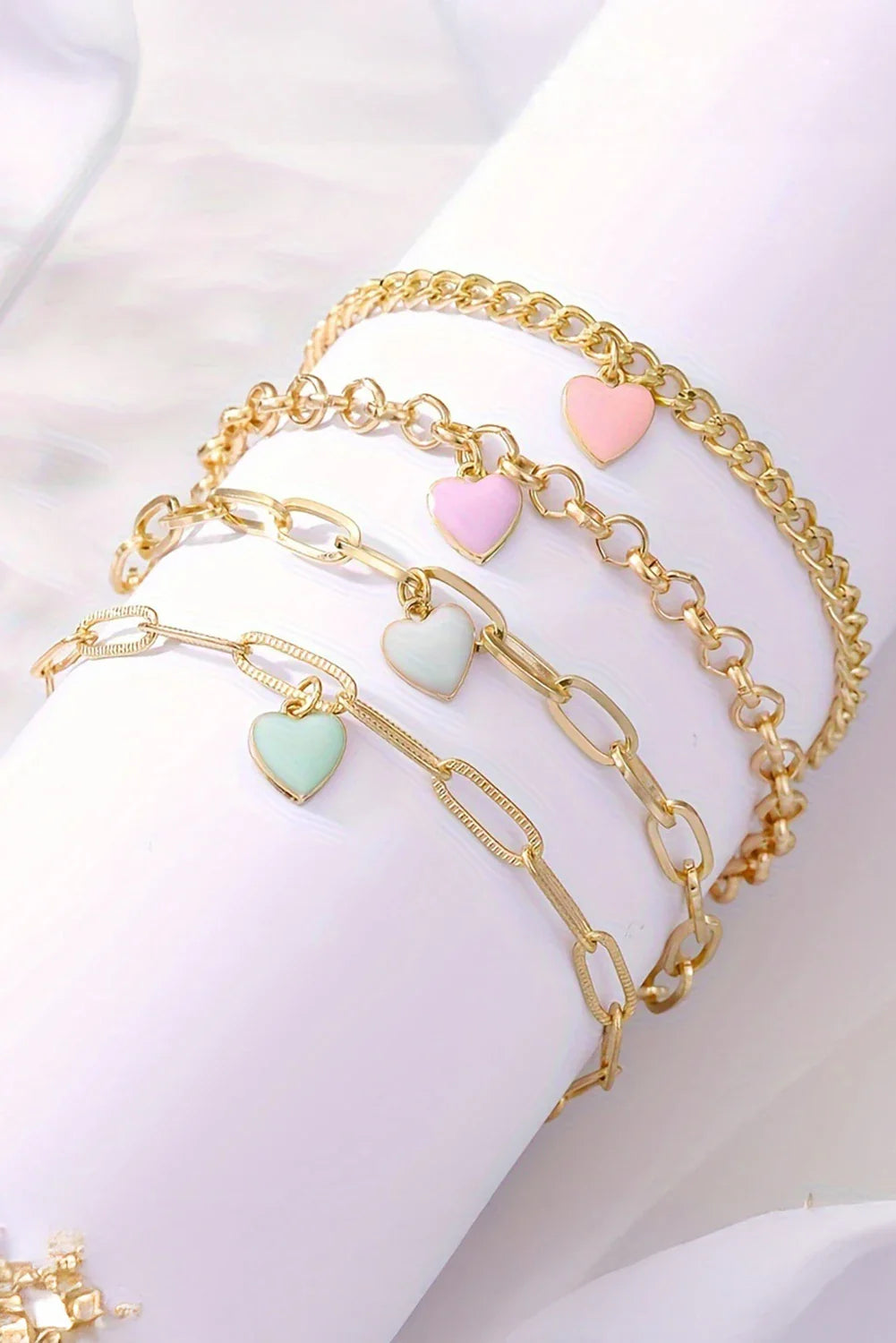 Heart Charm Bracelet