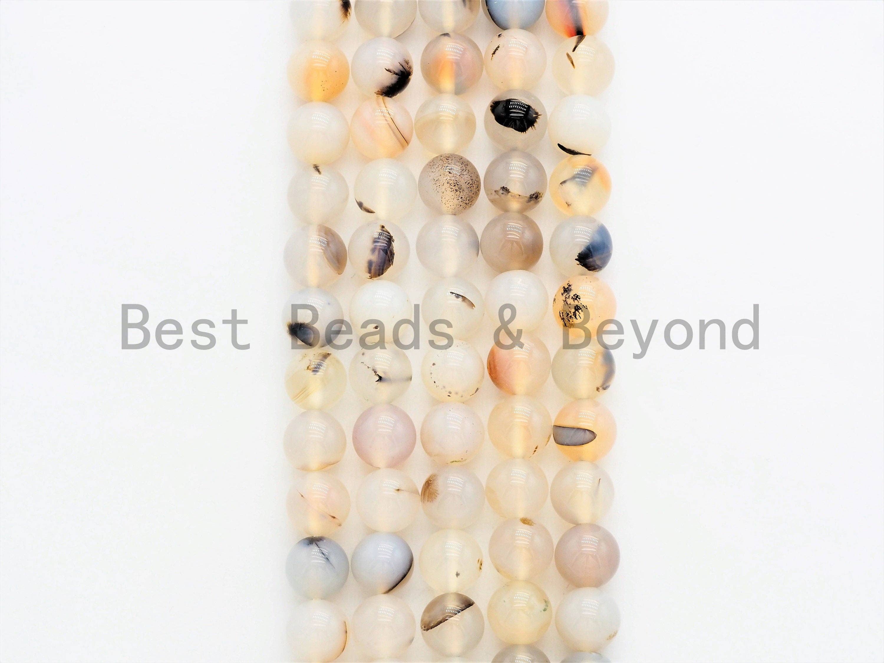Gorgeous Flower Agate Smooth Round beads, SKU#U336