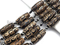 1pc/10pcs Natural Tibetan Agate Beads, Ancient Tibetan Long Oval beads, Dzi Agate Beads, 12x30mm, sku#U537