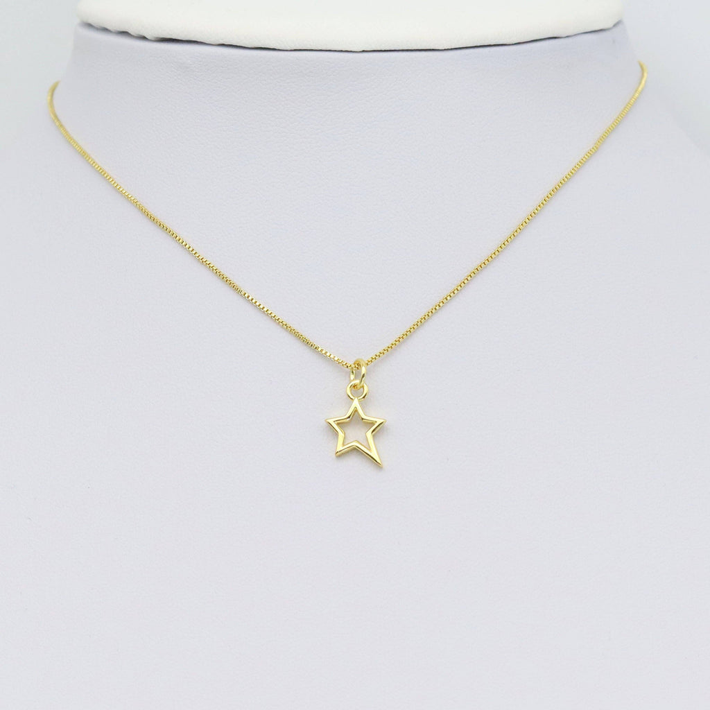 Cute unbalanced frame starCharm, Sku#LK921
