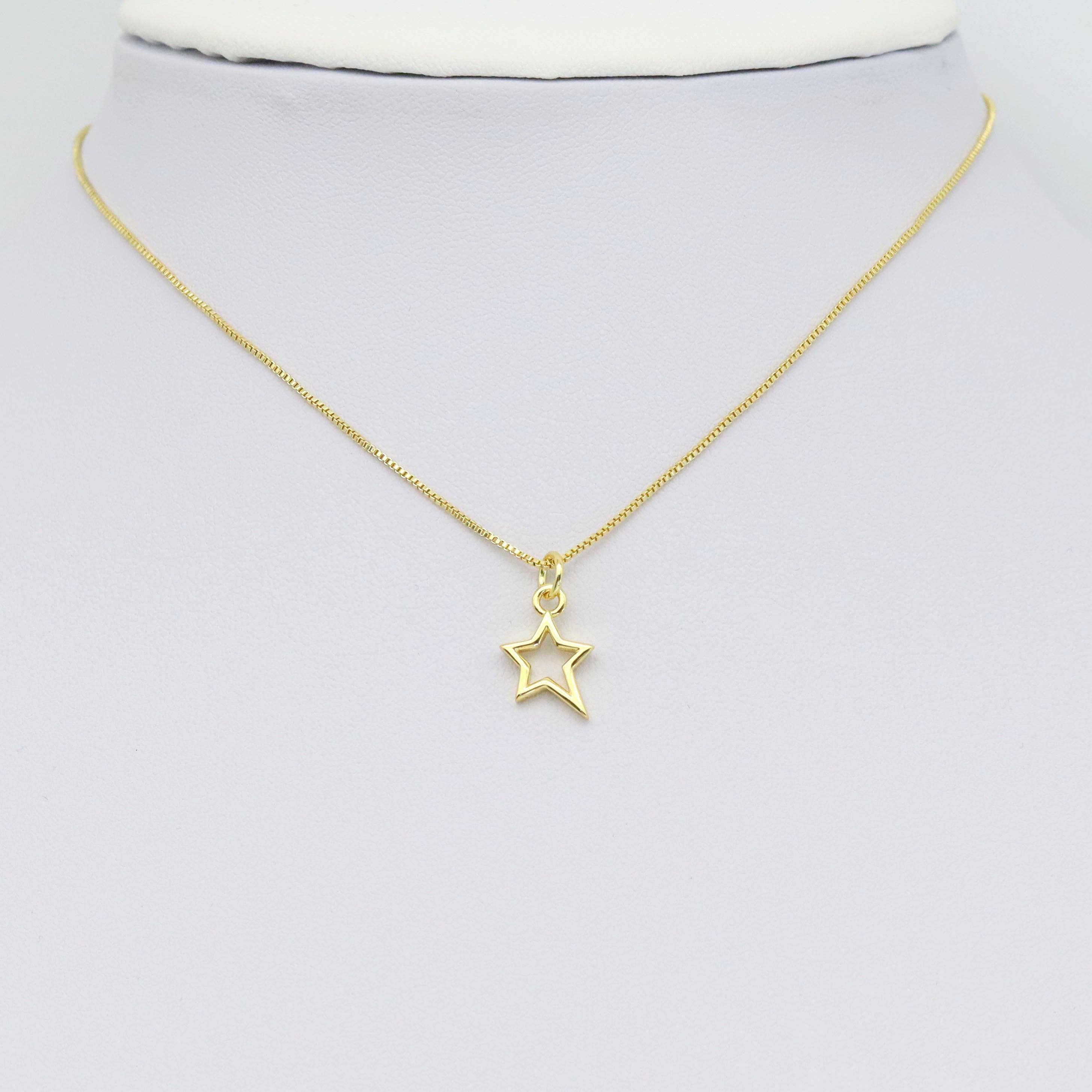 Cute unbalanced frame starCharm, Sku#LK921