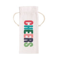 Cheers Beaded Birthday Wine Bag