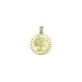Indian Head Medallion Coin Charm Pendant, Sku#Y987