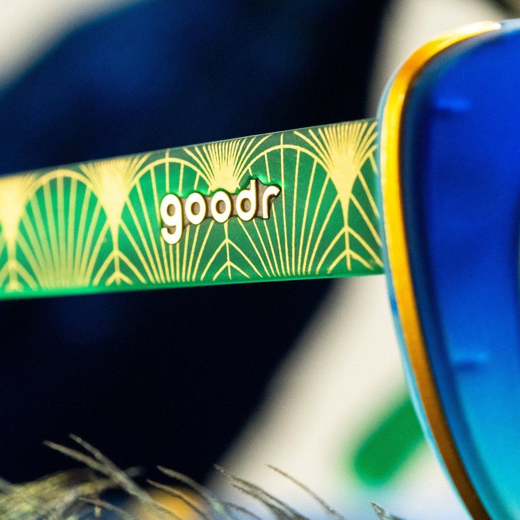 "Rhonda's Peacock Palace" Glam G Polarized Sunglasses