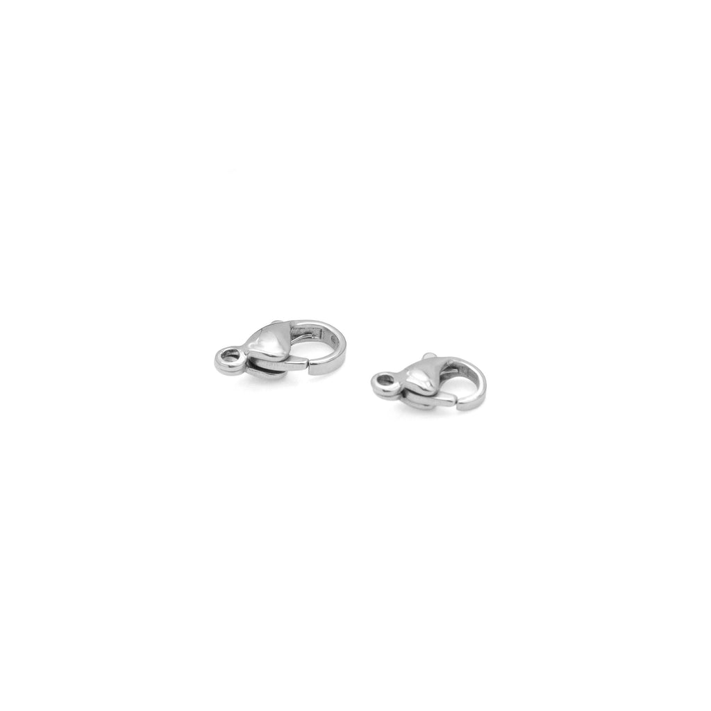 Stainless Steel Silver Lobster Clasp , Sku#Y1004