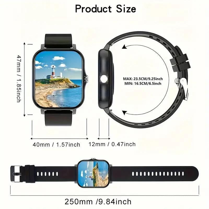 Smart Watch Wireless Talking Dialing Multi-Sport Mode Call Reminder SMS Message Reminders HD Screen Alloy Charging Pink Rechargeable Wearable USB Compatible