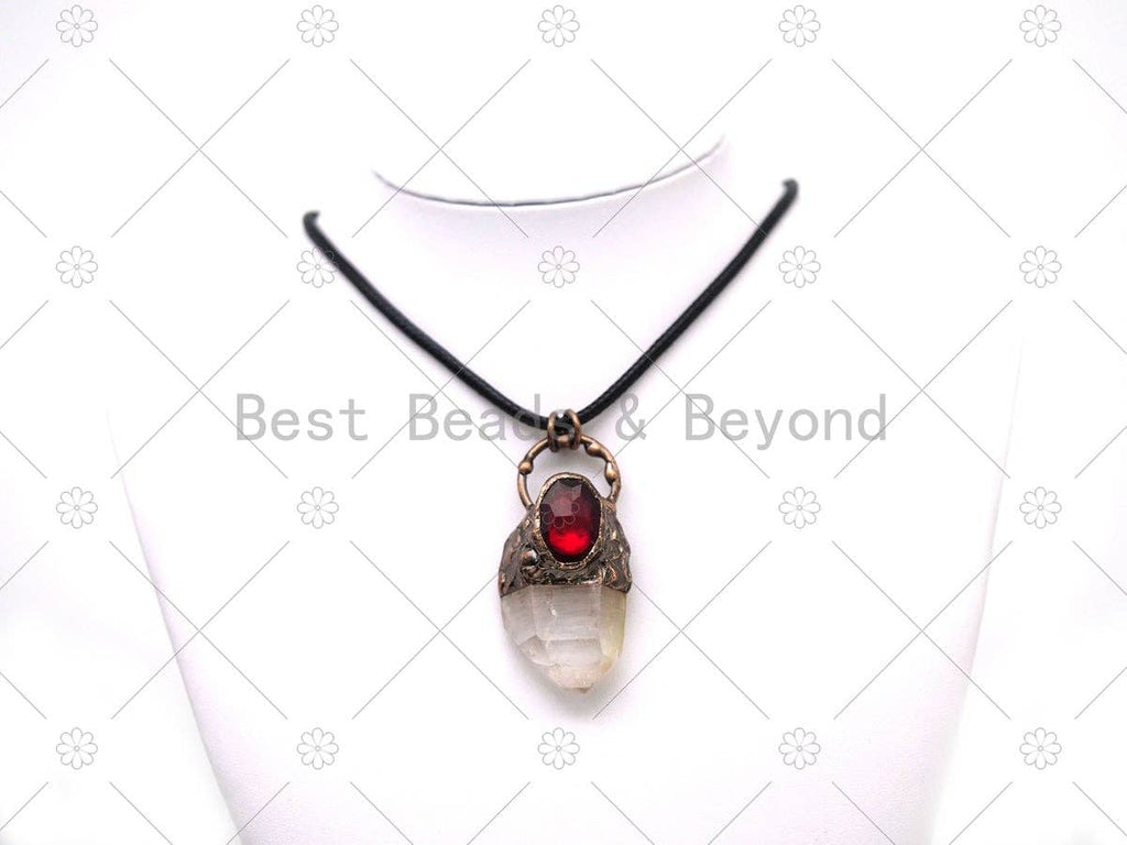 New!!! Natural Crystal Poin Pendant, Sku#YT15