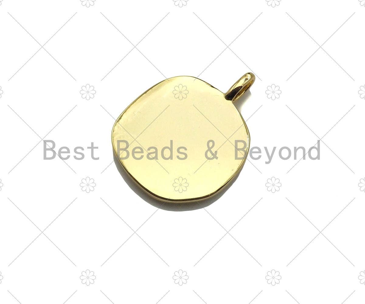 Gold Filled Embossed Lion Head On Round Coin Shape Pendant,18k Gold Filled Medallion Charm, Necklace Bracelet Charm,20x26mm,Sku#Z1330