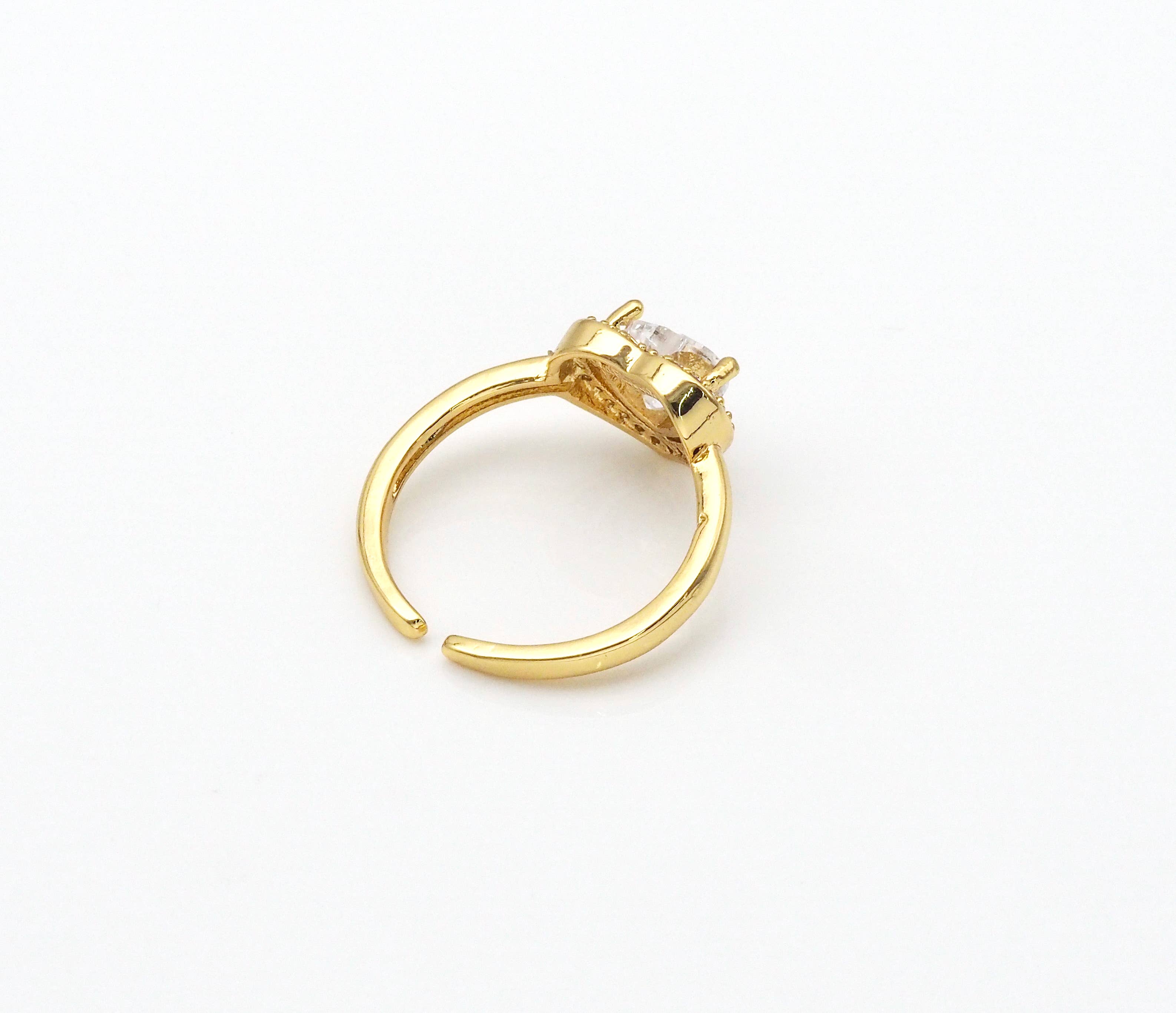 Diamond CZ Heart Ring,X236