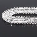 Genuine Quartz Rondelle Faceted Beads, 4x6mm/4x8mm. Sku#U1593