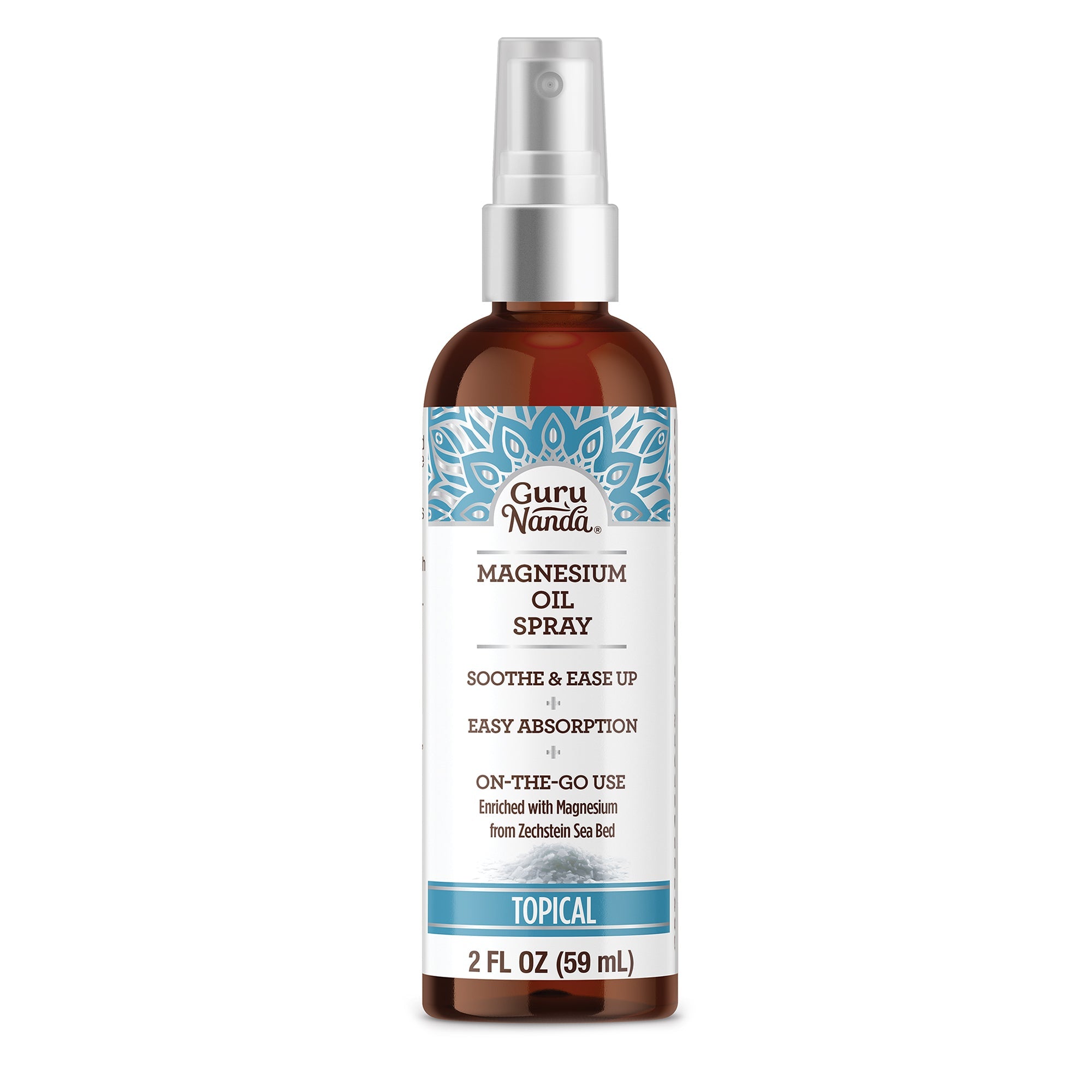 Magnesium Oil Spray for Rapid Muscle Relief & Soothing Aches - Quick Absorbing 2oz