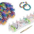 Ensemble de 5009 pièces : Loom Bandz avec bâtonnets et connecteurs