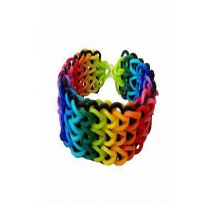 Ensemble de 5009 pièces : Loom Bandz avec bâtonnets et connecteurs