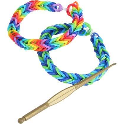 Ensemble de 5009 pièces : Loom Bandz avec bâtonnets et connecteurs