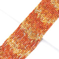 Genuine Multicolor Coral Faceted Cube Beads, 2.5mm, Sku#U1545