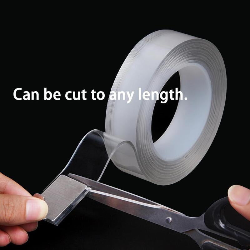 Double-Sided Waterproof Tape, 1 Roll Reusable Waterproof Double-Sided Tape, Adhesive Tape for Office Home Kitchen Dormitory Daily