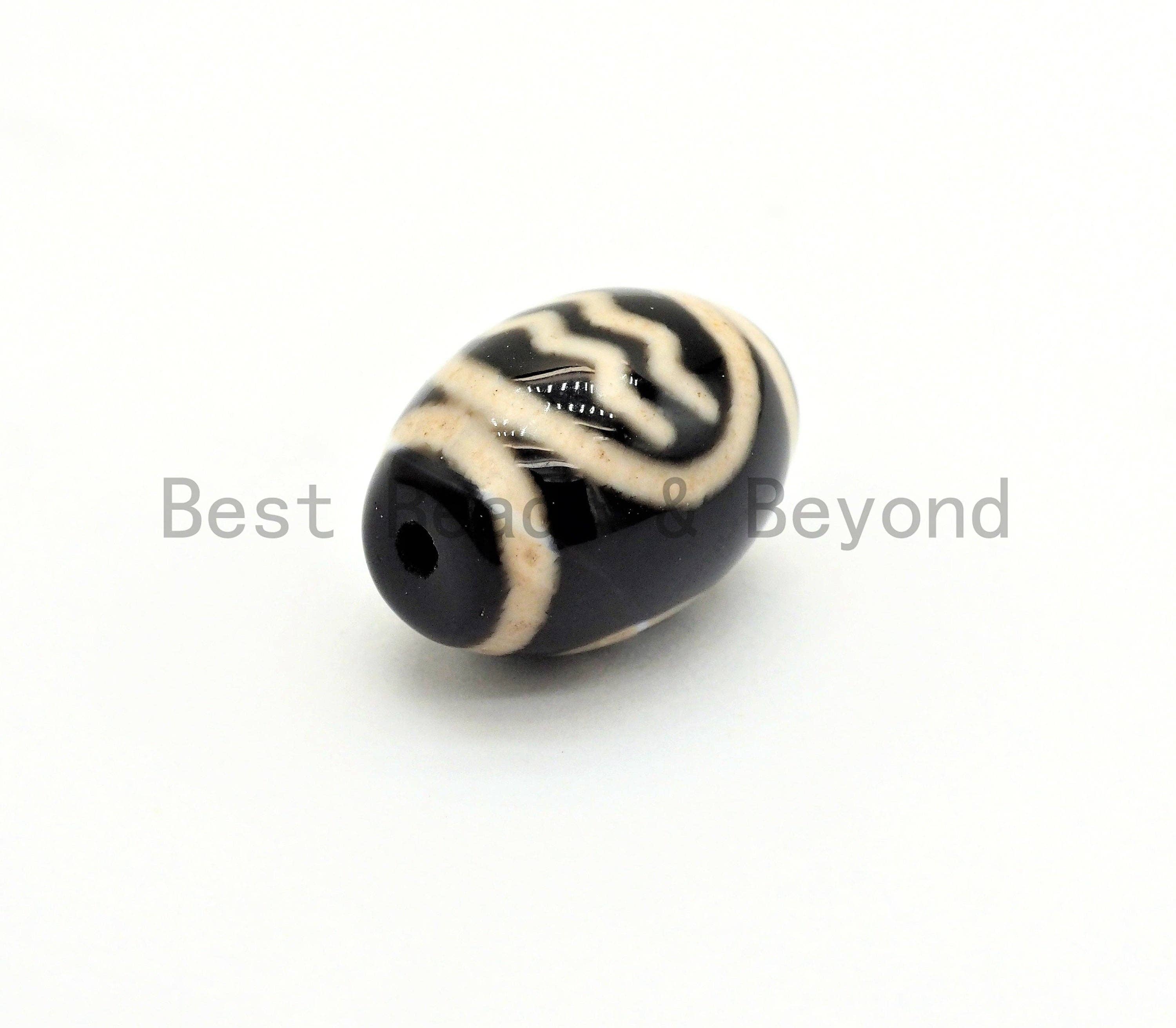 Zodiac Agate Beads, Zodiac Jewelry,  Astrology Jewelry, Zodiac Sign Black Onyx Beads, Birthday gift, 10x14mm, sku#U382