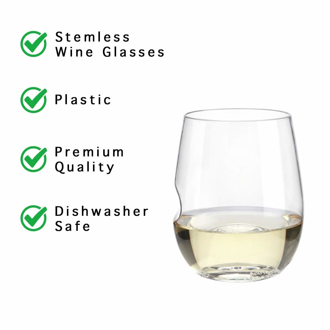 govino The original shatterproof wine glass | 12 oz | Set of 2