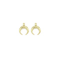 Gold Horn Shape Charm, Sku#Y929