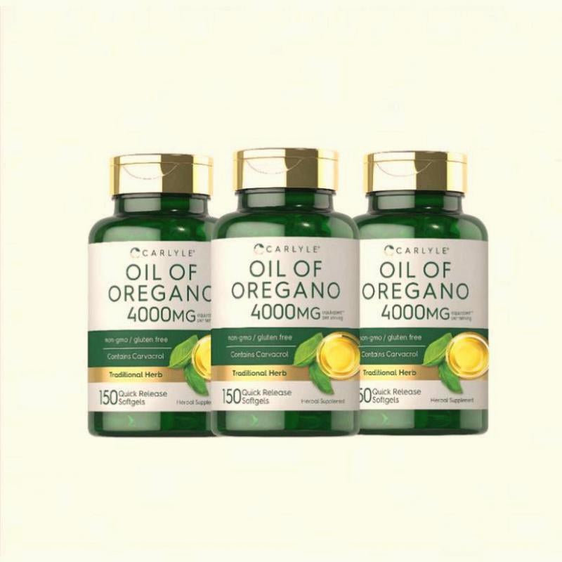 Carlyle Oil of Oregano 4000Mg Supplement 150 Softgel Capsules Non-Gmo Gluten Free Contains Carvacrol Traditional Herb Health Food