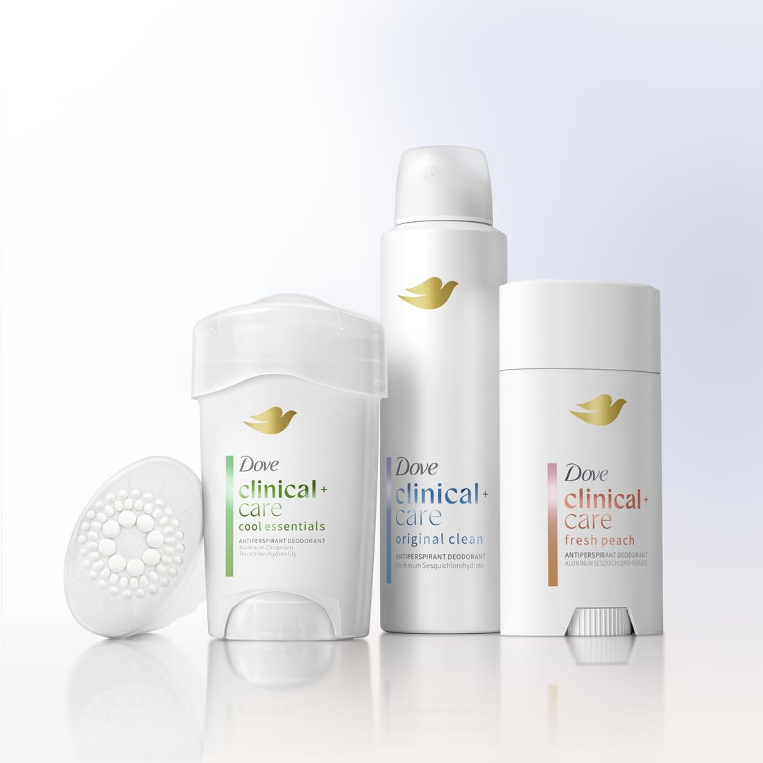 Dove Clinical + Care Anti-transpirant Déodorant Vaporisateur Sec pour Femme Fraîcheur Essentielle 107 g