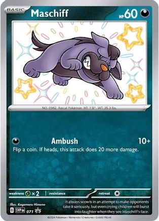 Maschiff 071 - SV Scarlet & Violet Promo Cards - Holofoil