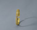 CZ Middle Line Gold  Open Cuff Bracelet, Sku#B155