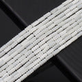 White Mother of Pearl Screw Beads, 4x8mm, Sku#T170