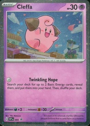 Cleffa 095 - SV Scarlet & Violet Promo Cards Holofoil