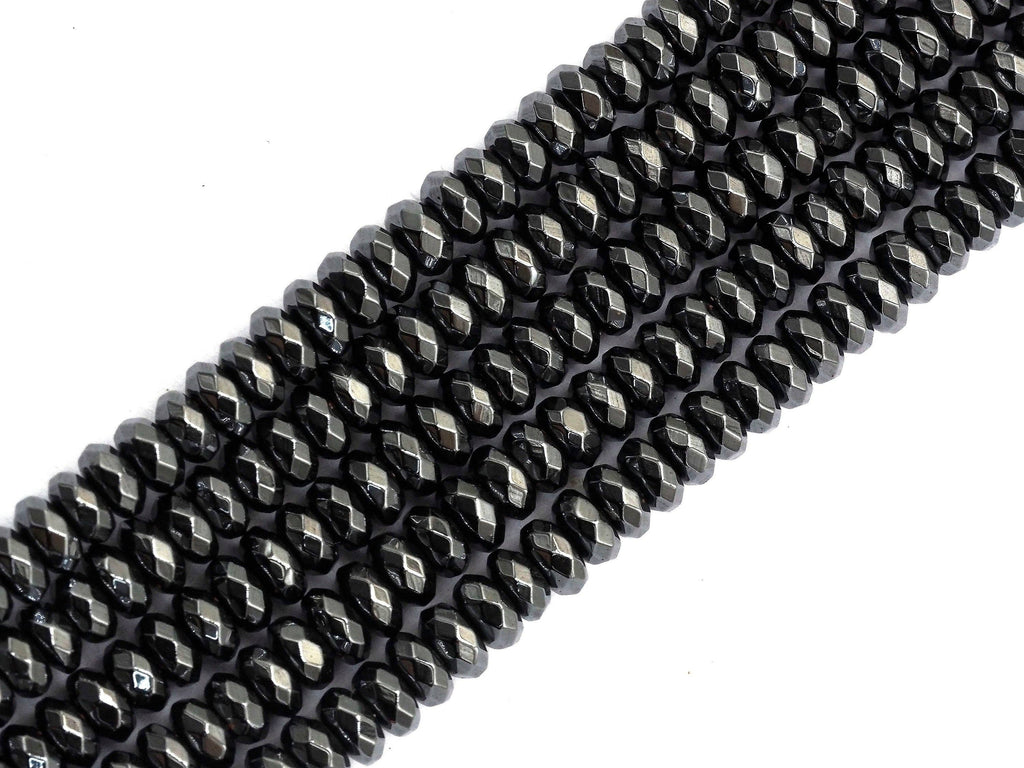 High Quality Natural Original color  faceted Hematite Beads, sku#S122