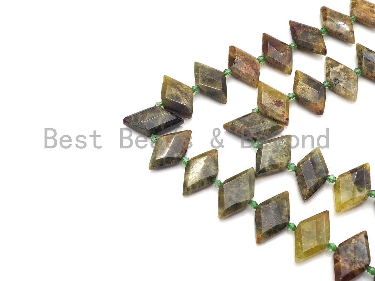 High Quality Natural Green Garnet Horse Eye Shape Beads, Natural Green Garnet beads, 16x30mm, sku#U677