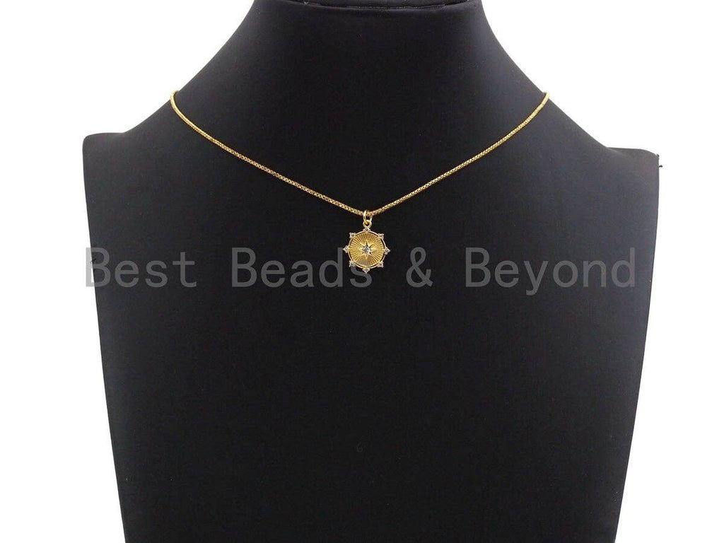Embossment North Star on Disc With Tentacle Charm/ Pendant,SKU#Z452