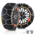 VEVOR Auto Tightening Snow Chains Diamond Mesh Anti-Slip Traction Wheel Chains