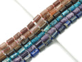 Natural Faceted Cylinder Gem Beads, 10x14mm, Sku#HY16