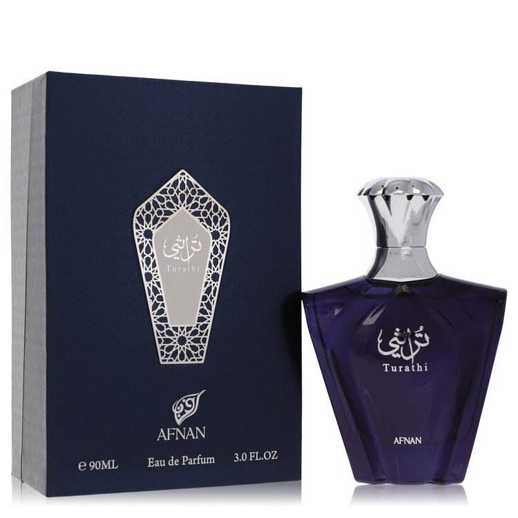 Afnan Turathi Blue Eau de Parfum Spray 3 oz for Men
