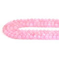 Genuine Madagascar Rose Quartz Round Faceted Beads, Sku#U172