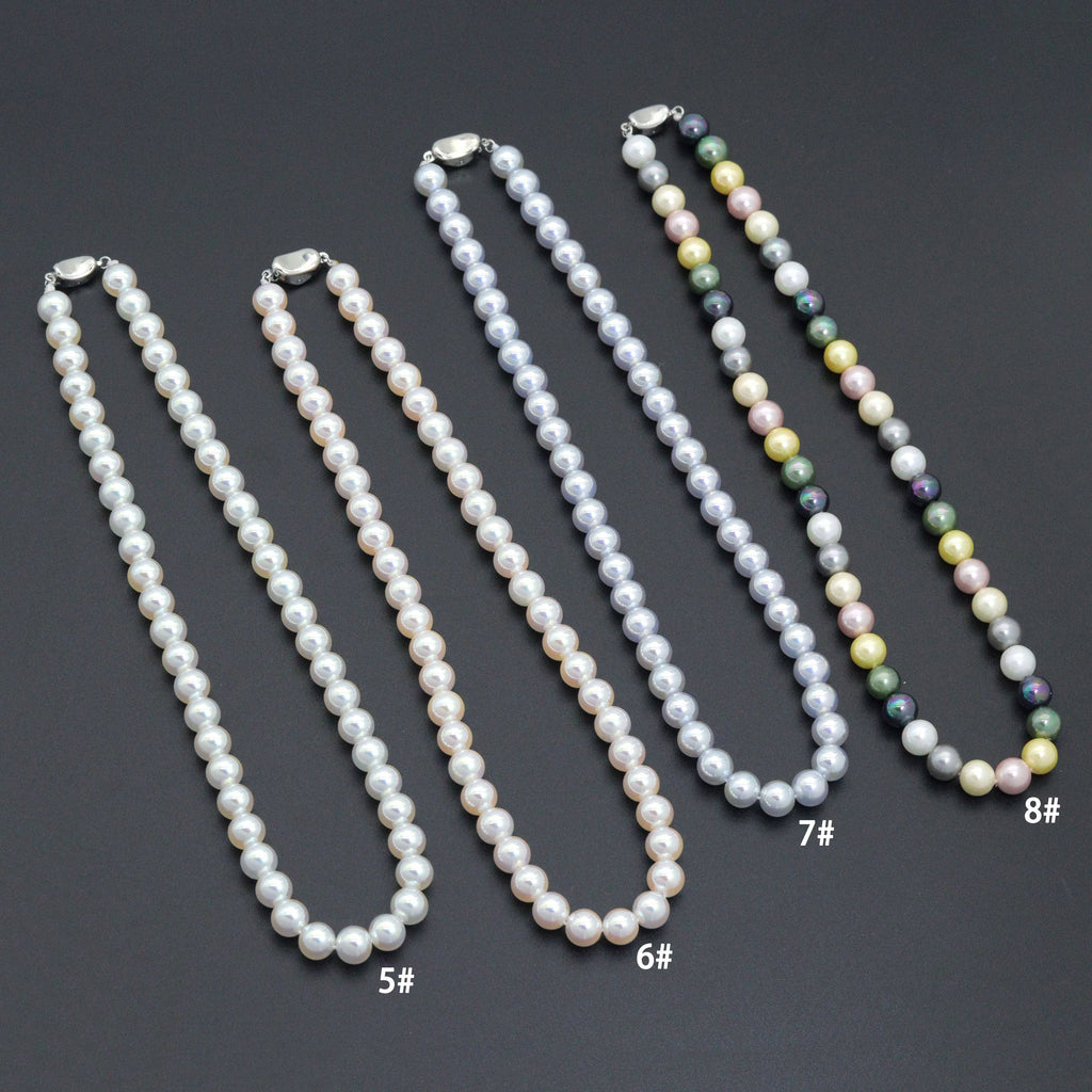 Pearl Adjustable Necklace,Sku#EF693