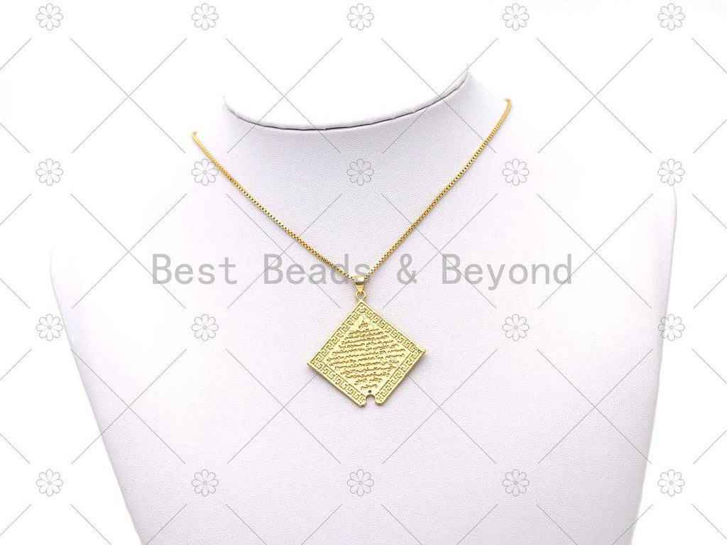 Rhombus Shape Charm, Sku#LK565