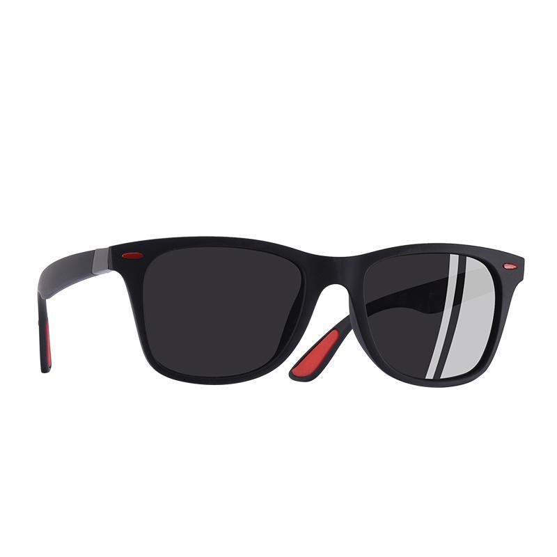 NOUVEAU DESIGN Lunettes de soleil polarisées ultralégères TR90 pour hommes et femmes, style carré, pour la conduite, avec protection UV400, Gafas De Sol