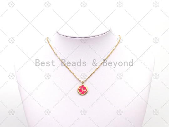 69 Number Enamel Charm, Sku#JD12