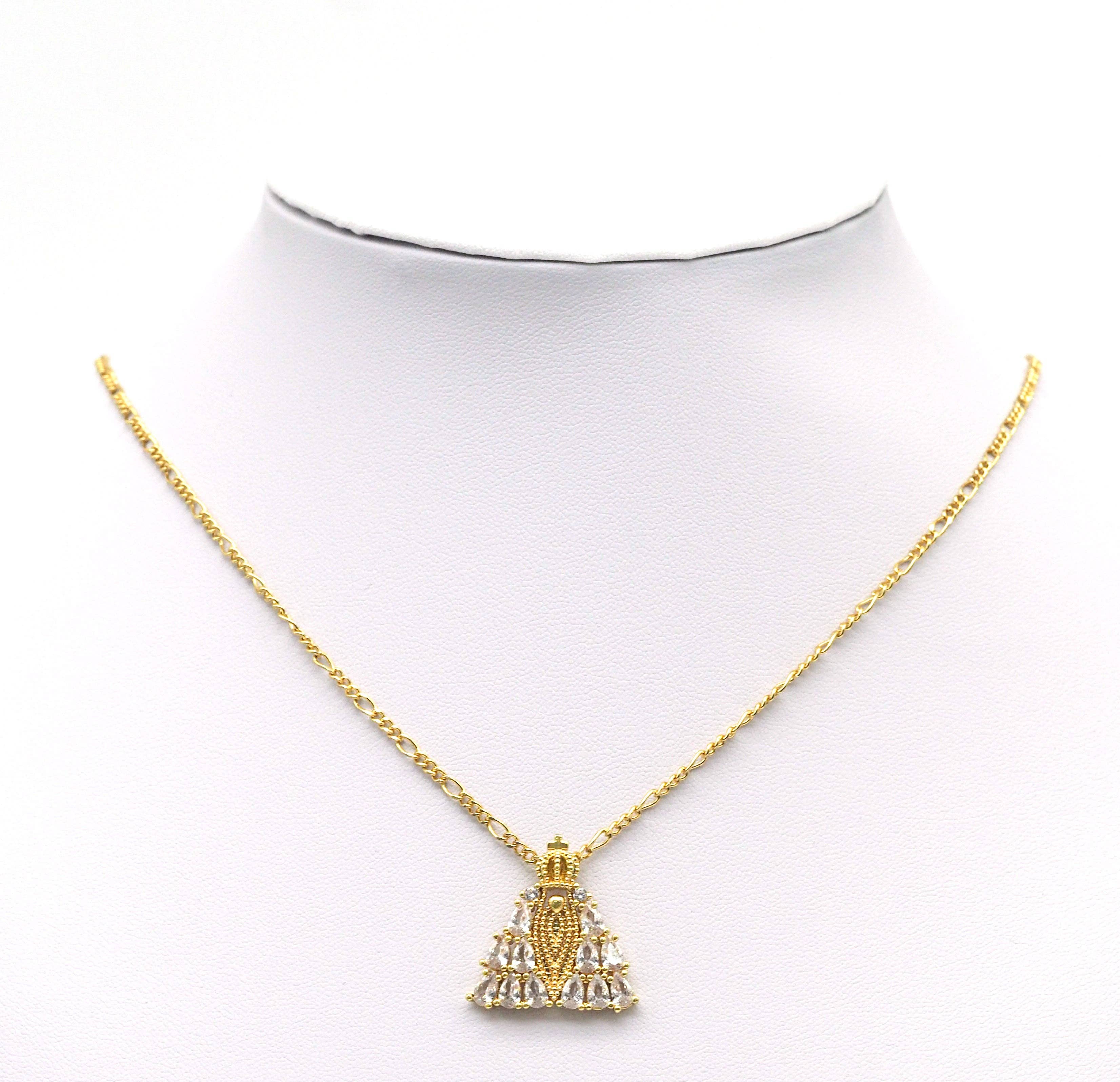 Baguette CZ Triangle Charm, Sku#L686
