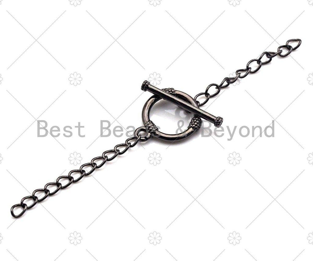 1 Set/2 Sets Toggle Clasp, Gold/Silver/Rose Gold/Gunmetal Color Toggle Clasp, T-bar closures, 12mm, sku#Y289