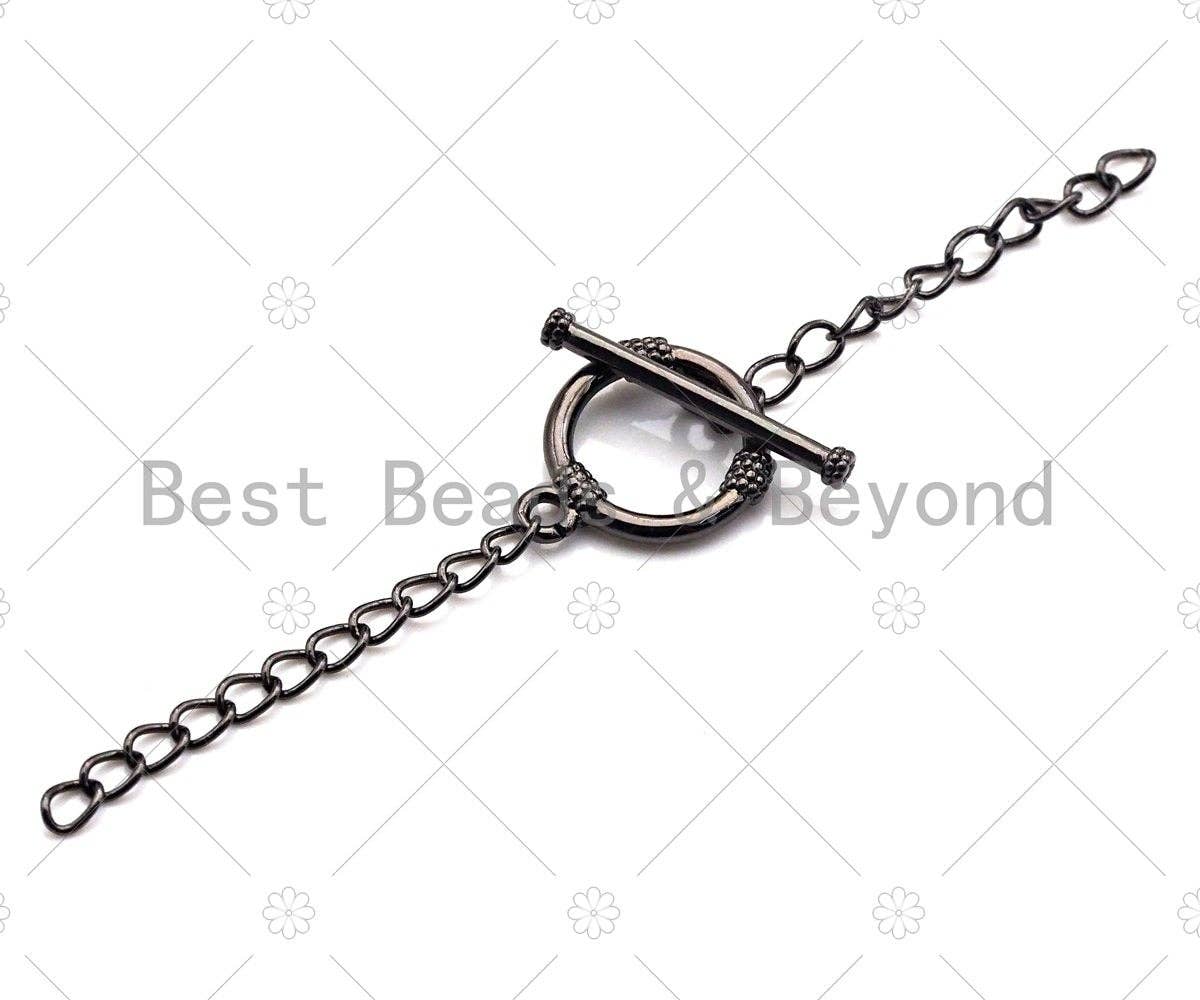 1 Set/2 Sets Toggle Clasp, Gold/Silver/Rose Gold/Gunmetal Color Toggle Clasp, T-bar closures, 12mm, sku#Y289