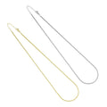 Gold Silver Sparkle Chain Necklace, Sku#LD592