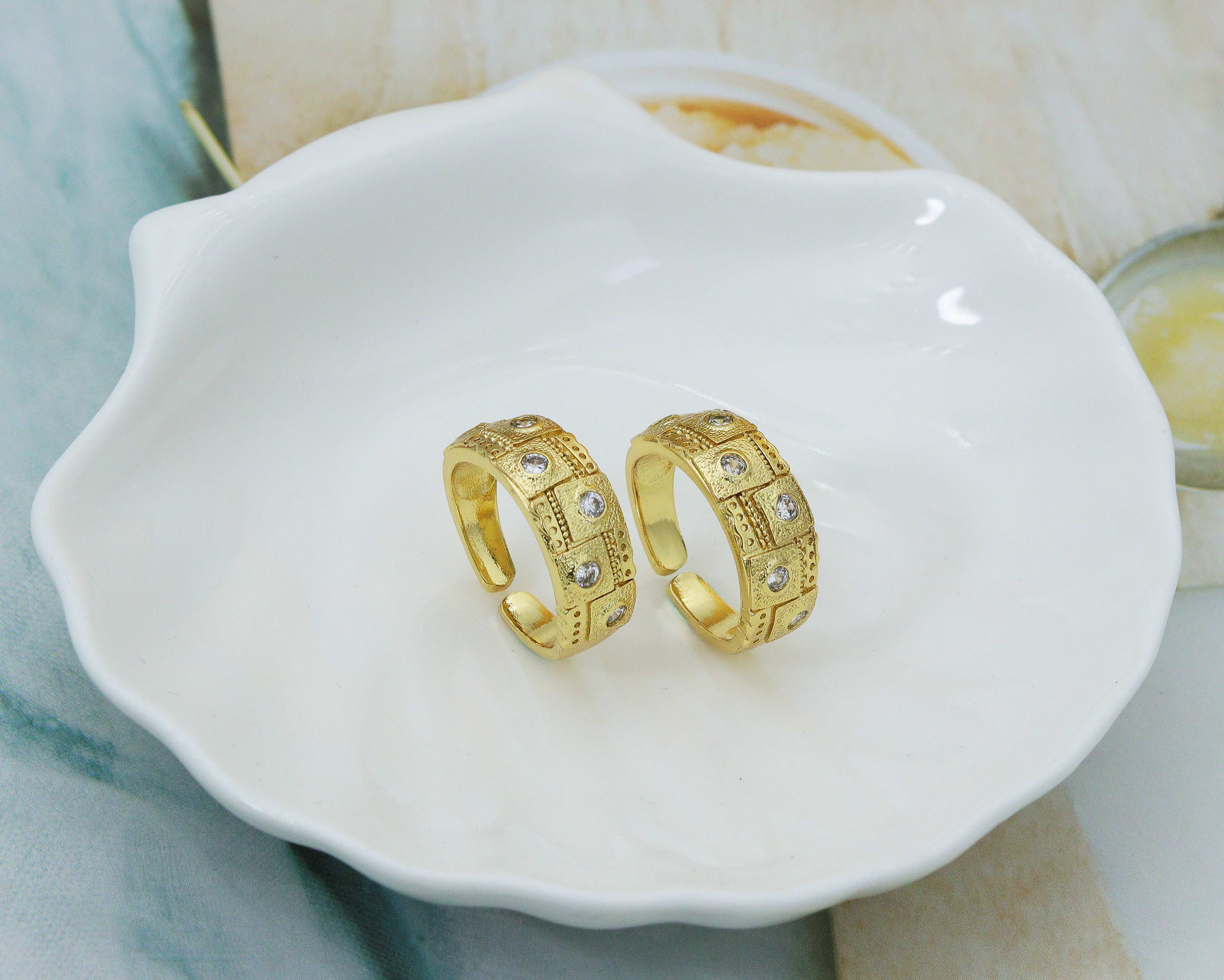CZ Band Ring, Sku#LX26