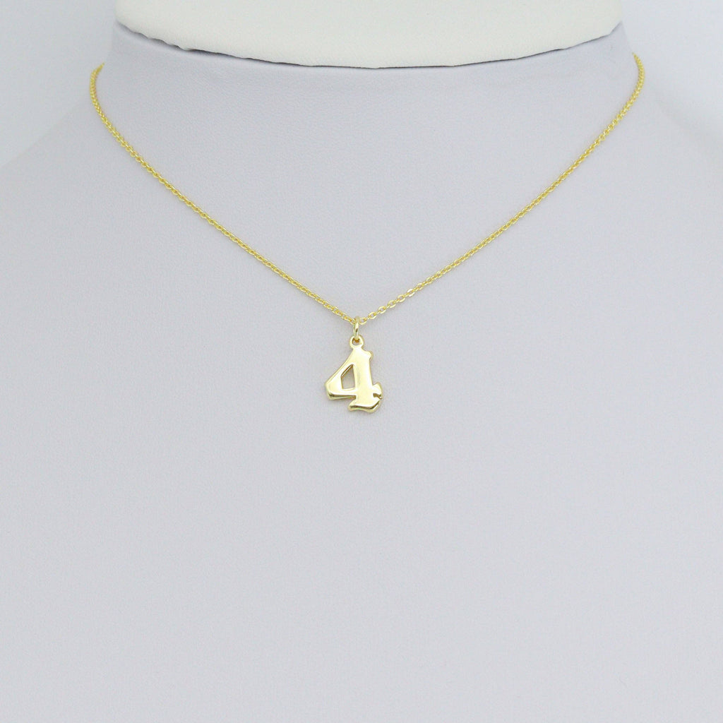 Ten Arabic Numer Charm Pendant, Sku#LX799