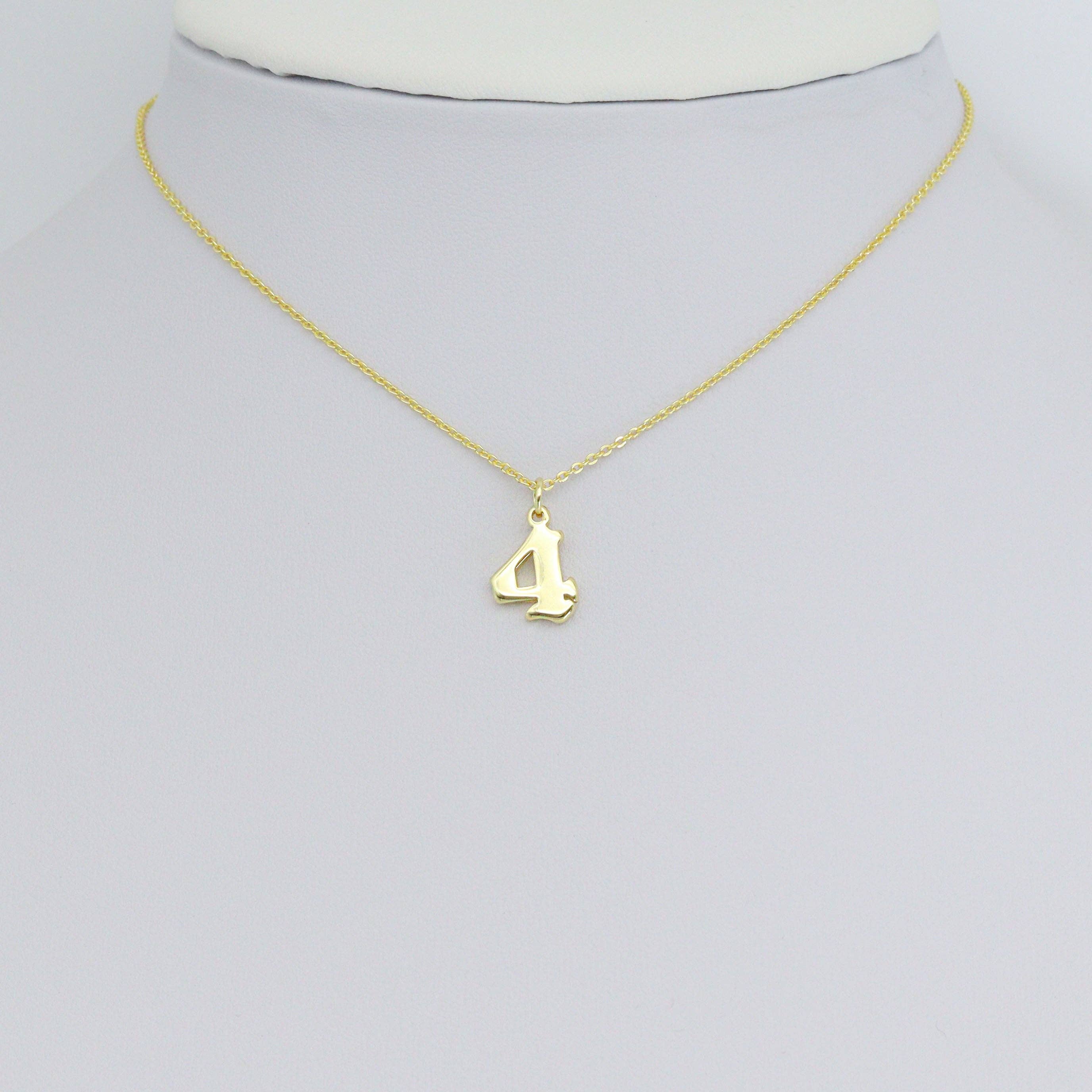 Ten Arabic Numer Charm Pendant, Sku#LX799