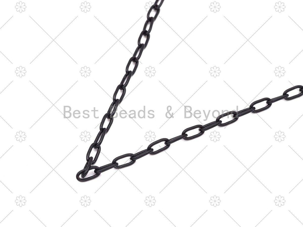 NEW!!! Colorful Enamel Paperclip Chain, 3-4mm Unfinished Paper clip Chain By Yard, Thin Paper Clip Chain, Wholesale Chain, sku#LX05